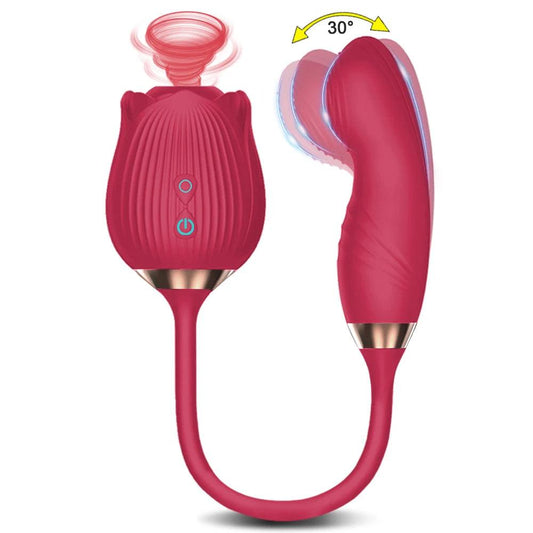 Intensiv Klitorisstimulator med Sug- och Gungfunktioner - WIQ