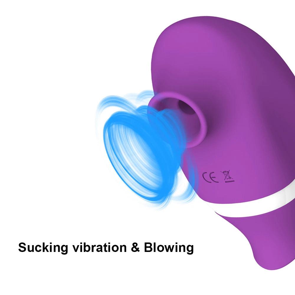 Intensiv Sugande Vibrator - Kvinnlig Njutningsleksak - WIQ