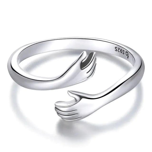 Kärleksfull Justerbar Ring i Sterlingsilver - WIQ