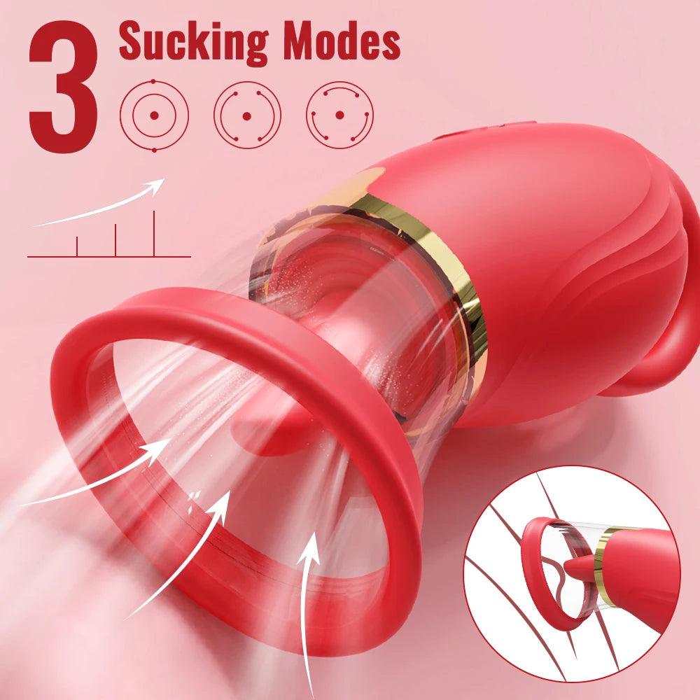 Kraftfull klitorisstimulerande vibrator med tungliknande design - WIQ