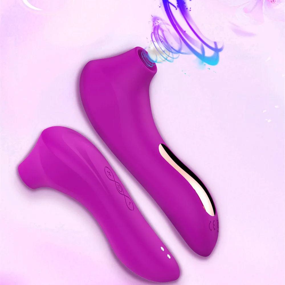 Kvinnlig Klitorisstimulator med Vakuum - Sensuell Njutning - WIQ