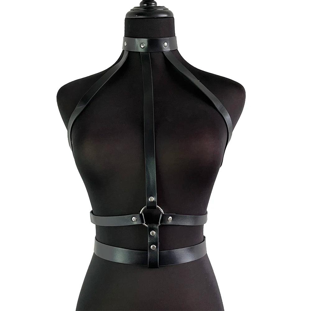 Läder Harness-BH-Bälte - Stilig accessoar för kvinnor - WIQ