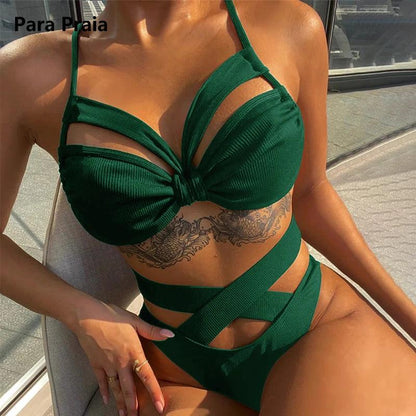 Lyxig Bandeau Bikini Set för Kvinnor av Para Praia - WIQ