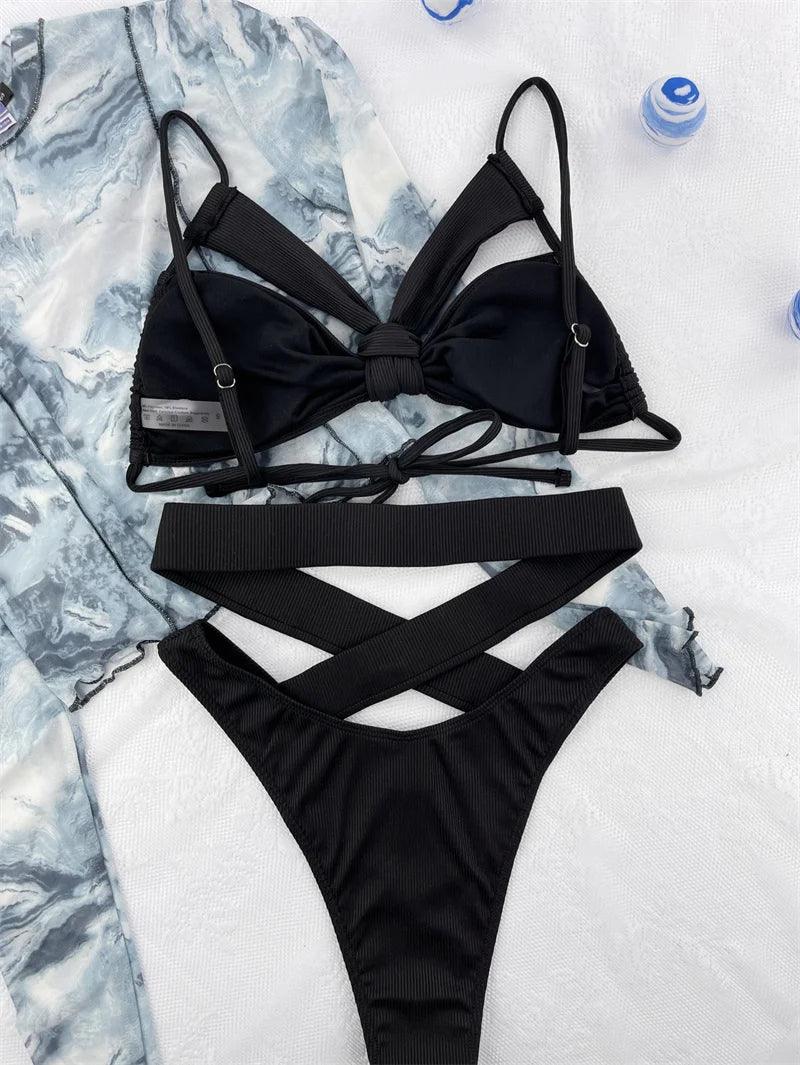 Lyxig Bandeau Bikini Set för Kvinnor av Para Praia - WIQ