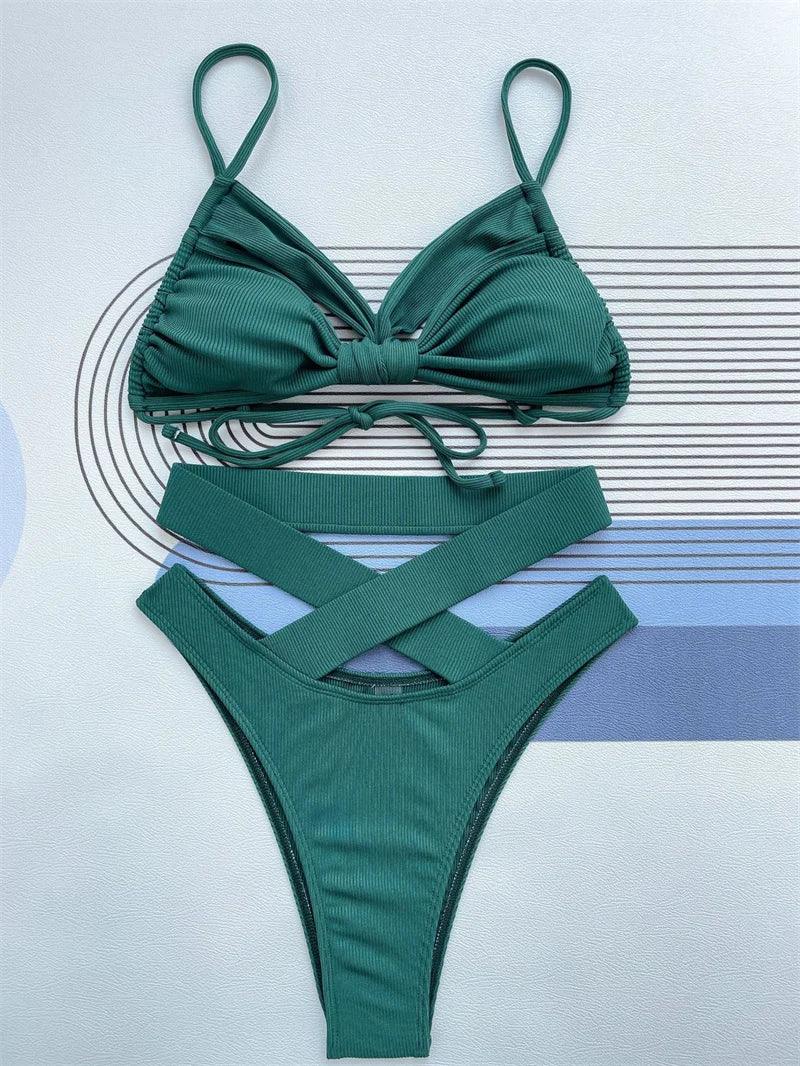 Lyxig Bandeau Bikini Set för Kvinnor av Para Praia - WIQ