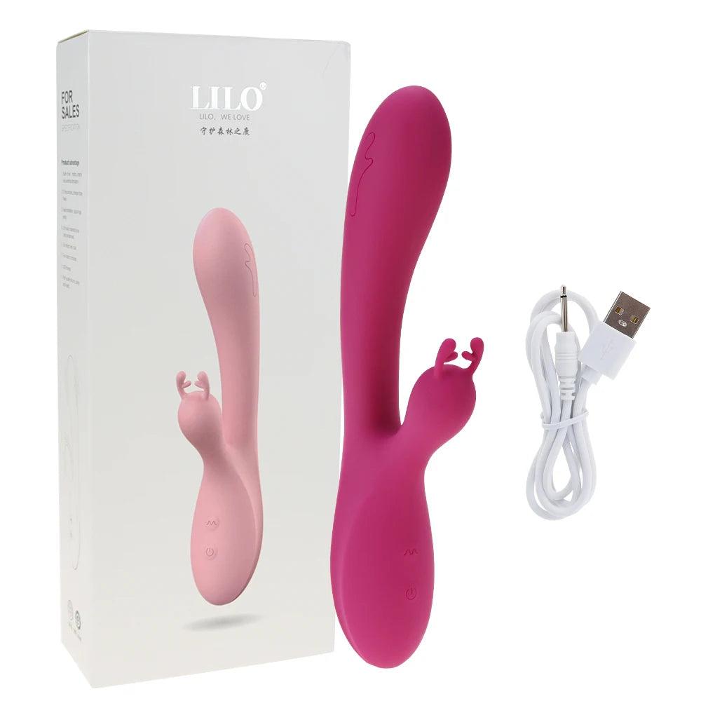 Lyxig Kaninvibrator för G-punktsstimulans - 10 Hastigheter - WIQ