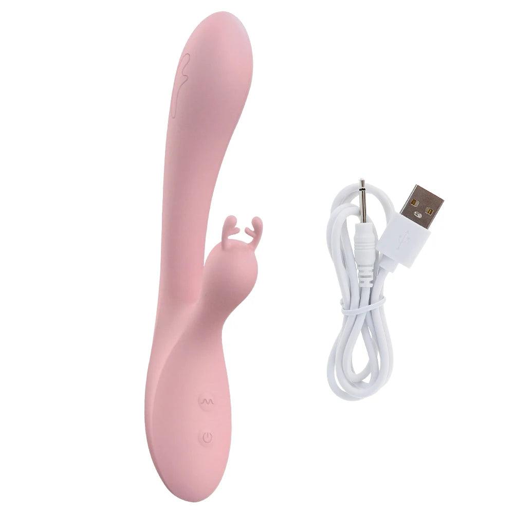 Lyxig Kaninvibrator för G-punktsstimulans - 10 Hastigheter - WIQ