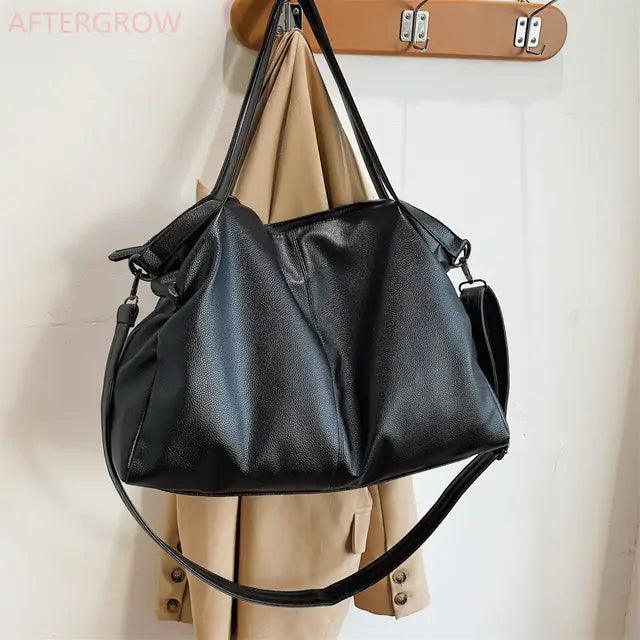 Lyxig Läder Väska med Avtagbar Rem - WIQ