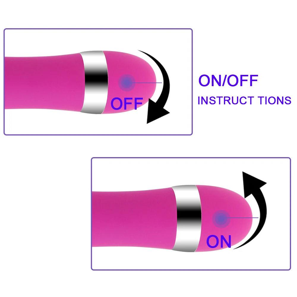 Mini G-Punkt Vibrator - Realistisk Stimulans & Kraftfulla Vibrationer - WIQ