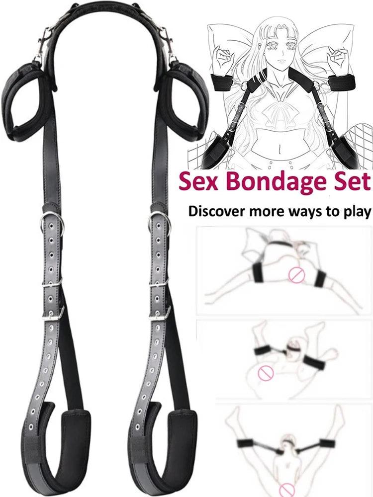 Passionera Sensuell BDSM Kit - Högkvalitativa Restraints - WIQ