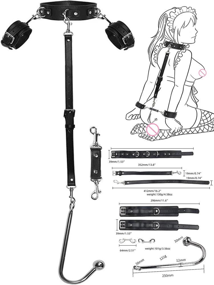 Passionera Sensuell BDSM Kit - Högkvalitativa Restraints - WIQ