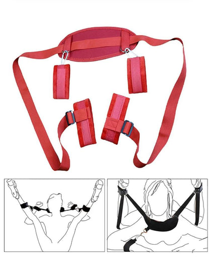 Passionera Sensuell BDSM Kit - Högkvalitativa Restraints - WIQ