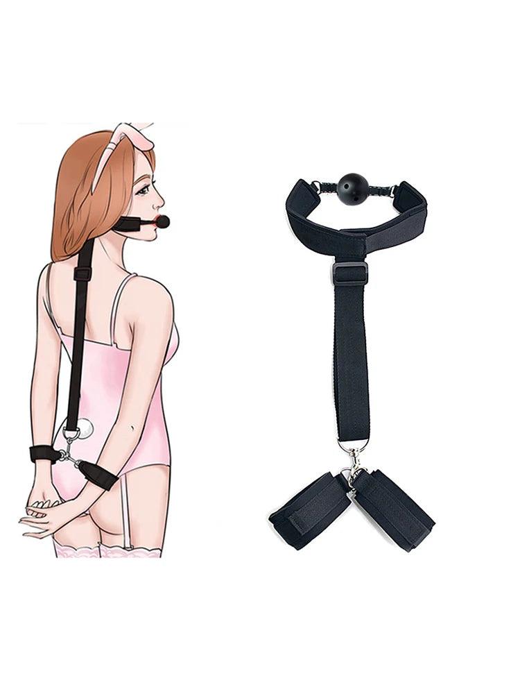 Passionera Sensuell BDSM Kit - Högkvalitativa Restraints - WIQ