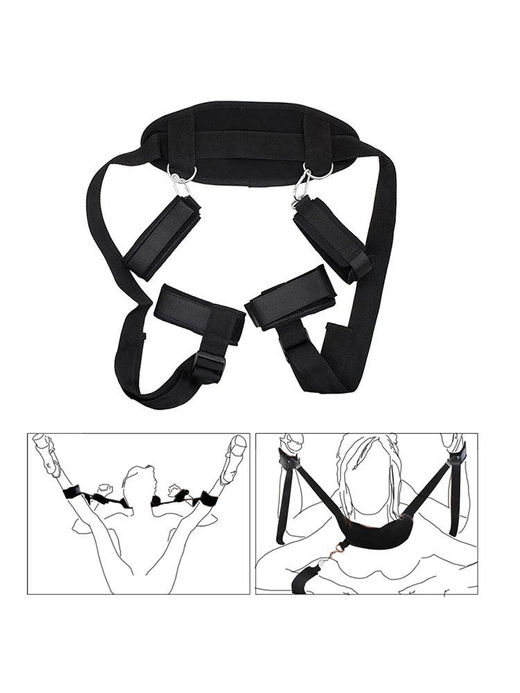 Passionera Sensuell BDSM Kit - Högkvalitativa Restraints - WIQ