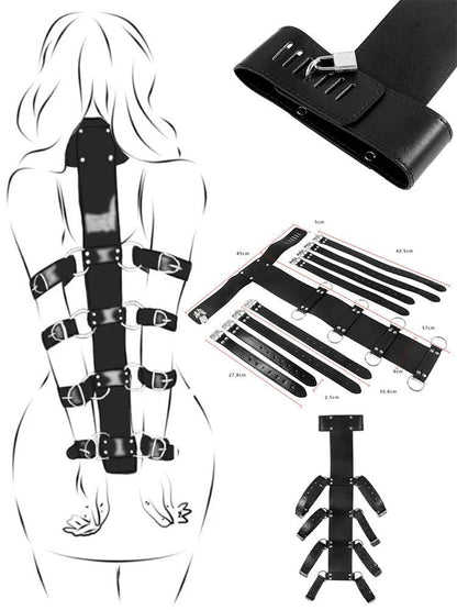 Passionera Sensuell BDSM Kit - Högkvalitativa Restraints - WIQ