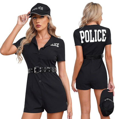 Polisuniform Romper Kostym - För En Självsäker Look - WIQ