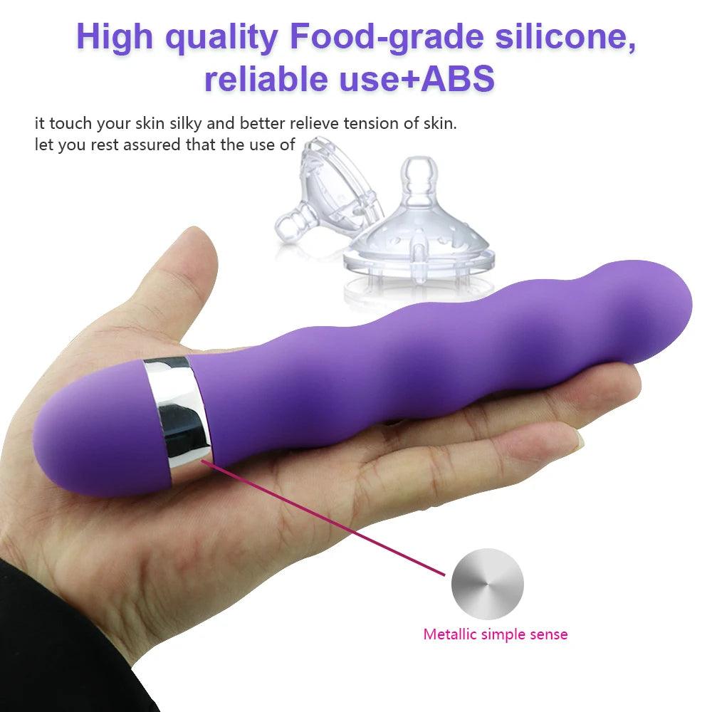 Realistisk Dildo med Kraftfulla Vibrationer - WIQ