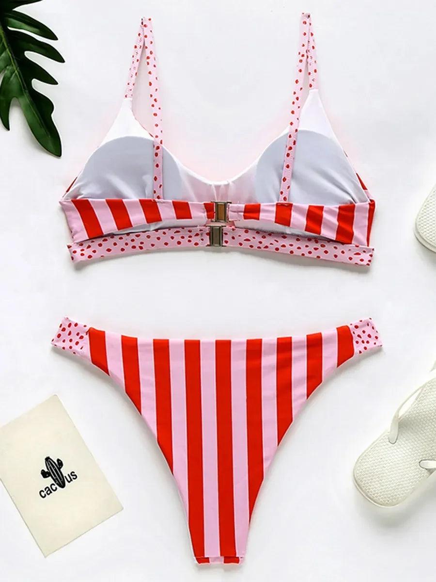 Retro Chic Polka Dot Bikini - WIQ