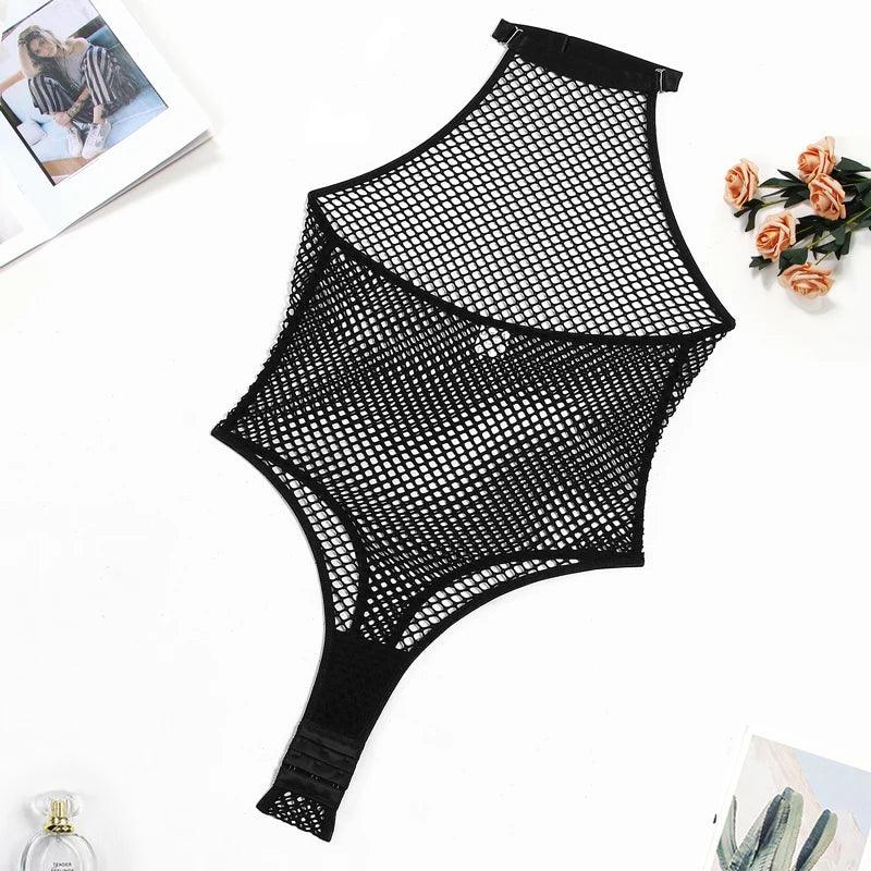 Sensuell Fishnet Bodysuit från Ellolace - WIQ