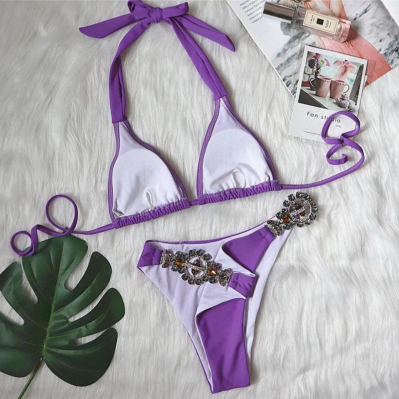 Skinande Diamantgudinna Bikini från Para Praia - WIQ