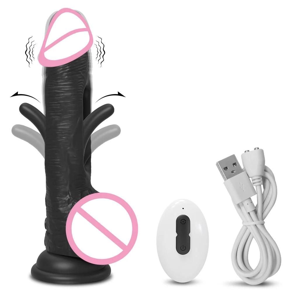 Smart Realistisk Bluetooth Vibrator för Kvinnor - Lyxig Njutning - WIQ