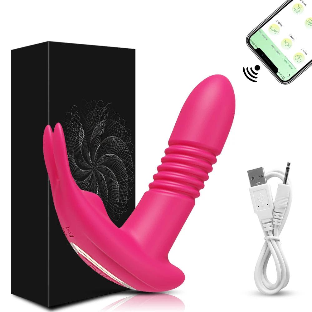 Smartphone-styrd G-punktsvibrator med app och knäppande - WIQ