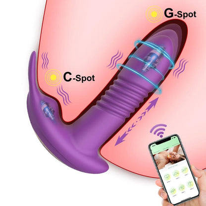 Smartphone-styrd G-punktsvibrator med app och knäppande - WIQ