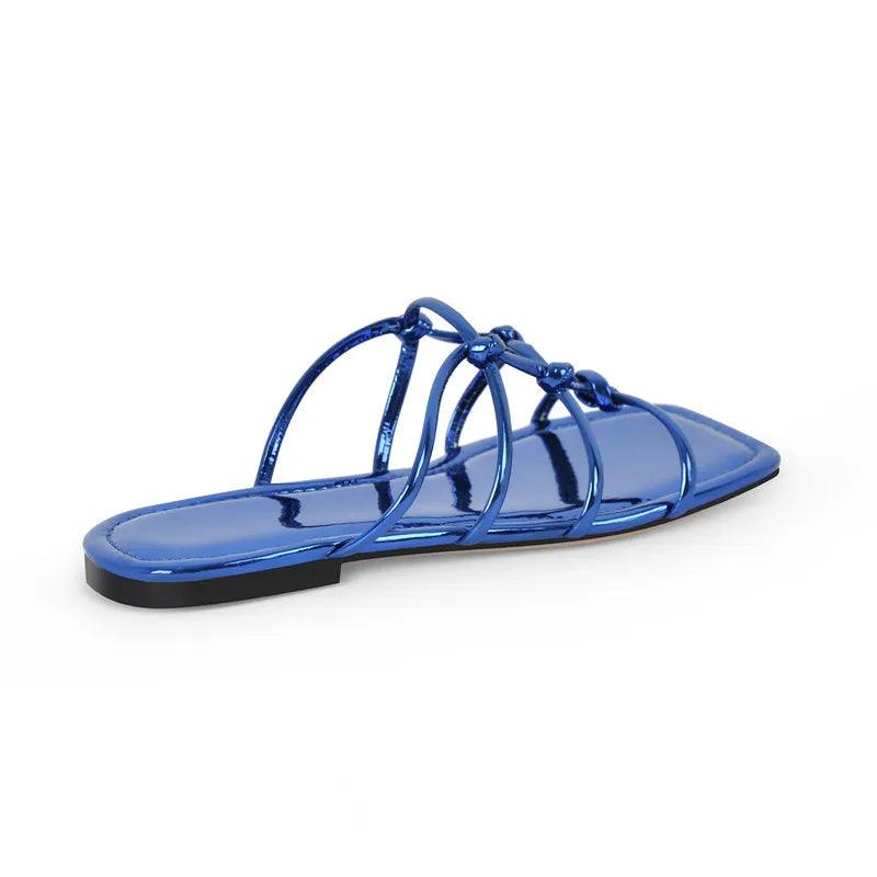 Somriga platta sandaler för bekväm stil - WIQ