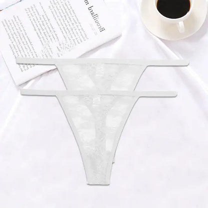 Spetsig G-string Set - Sensuell och Bekväm - WIQ