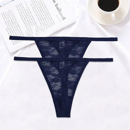 Spetsig G-string Set - Sensuell och Bekväm - WIQ