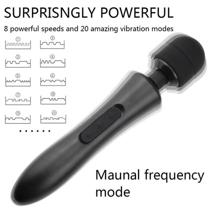 Storleksgivande G-punktsvibrator i Silikon med USB-laddning - WIQ