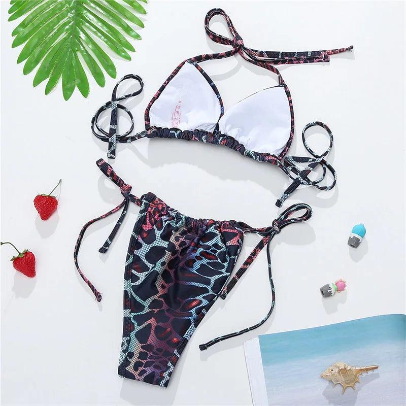 Strand Skönhet Bikini Set - Chic och Komfort - WIQ