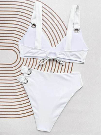 Strandchic Push-Up Bikini Set - Elegans och Attraktion - Badkläder för självsäkra kvinnor - WIQ