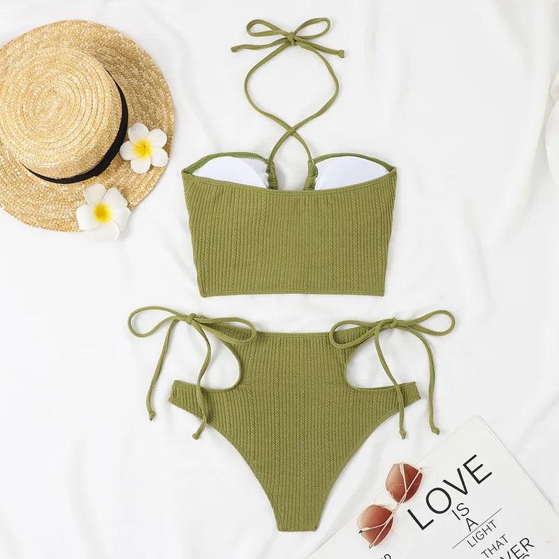 Strandens Bandage Bikini Set med Elegans - WIQ