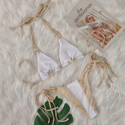 Strandens Glamorösa Rhinestone Bikini - WIQ