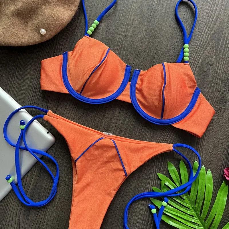 Strandens Push-Up Bikini med Skön Passform - WIQ