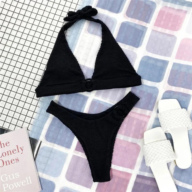 Strandstjärna Bikini Set - Stilren design, perfekt för strandlivet - WIQ