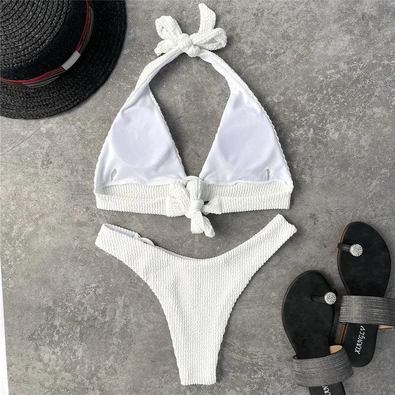 Strandstjärna Bikini Set - Stilren design, perfekt för strandlivet - WIQ