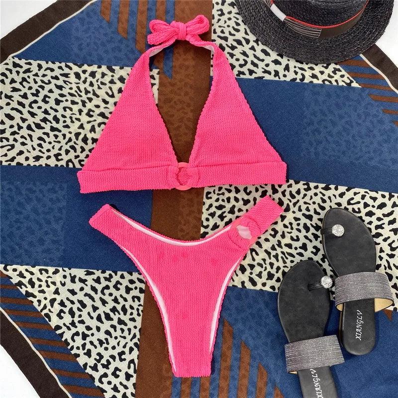 Strandstjärna Bikini Set - Stilren design, perfekt för strandlivet - WIQ