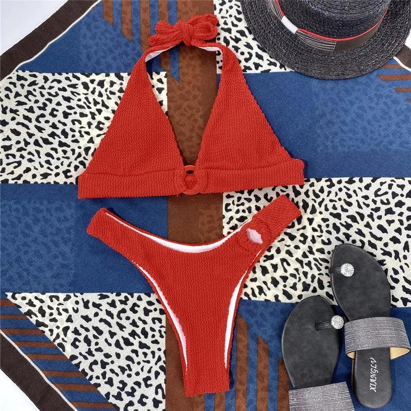 Strandstjärna Bikini Set - Stilren design, perfekt för strandlivet - WIQ