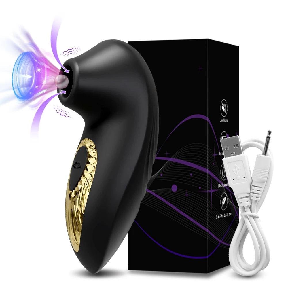Sugande Klitorisstimulator - Premium Silikon Vuxenleksak - WIQ