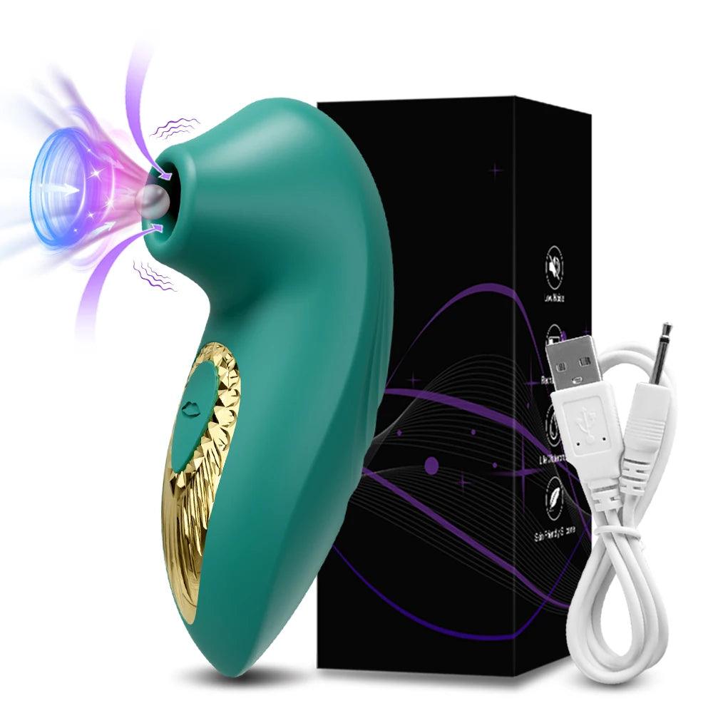 Sugande Klitorisstimulator - Premium Silikon Vuxenleksak - WIQ