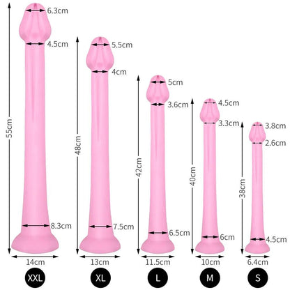 Super Lång Simuleringsdildo för Häftigt Nöje - WIQ