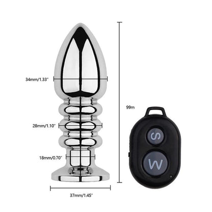 Trådlös Analplugg med Fjärrkontroll - Prostatamassage - 10 Hastigheter - WIQ