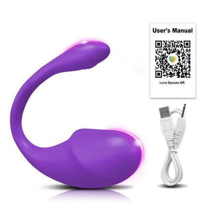 Trådlös Bluetooth G-Punktsvibrator med Partnerkontroll - WIQ