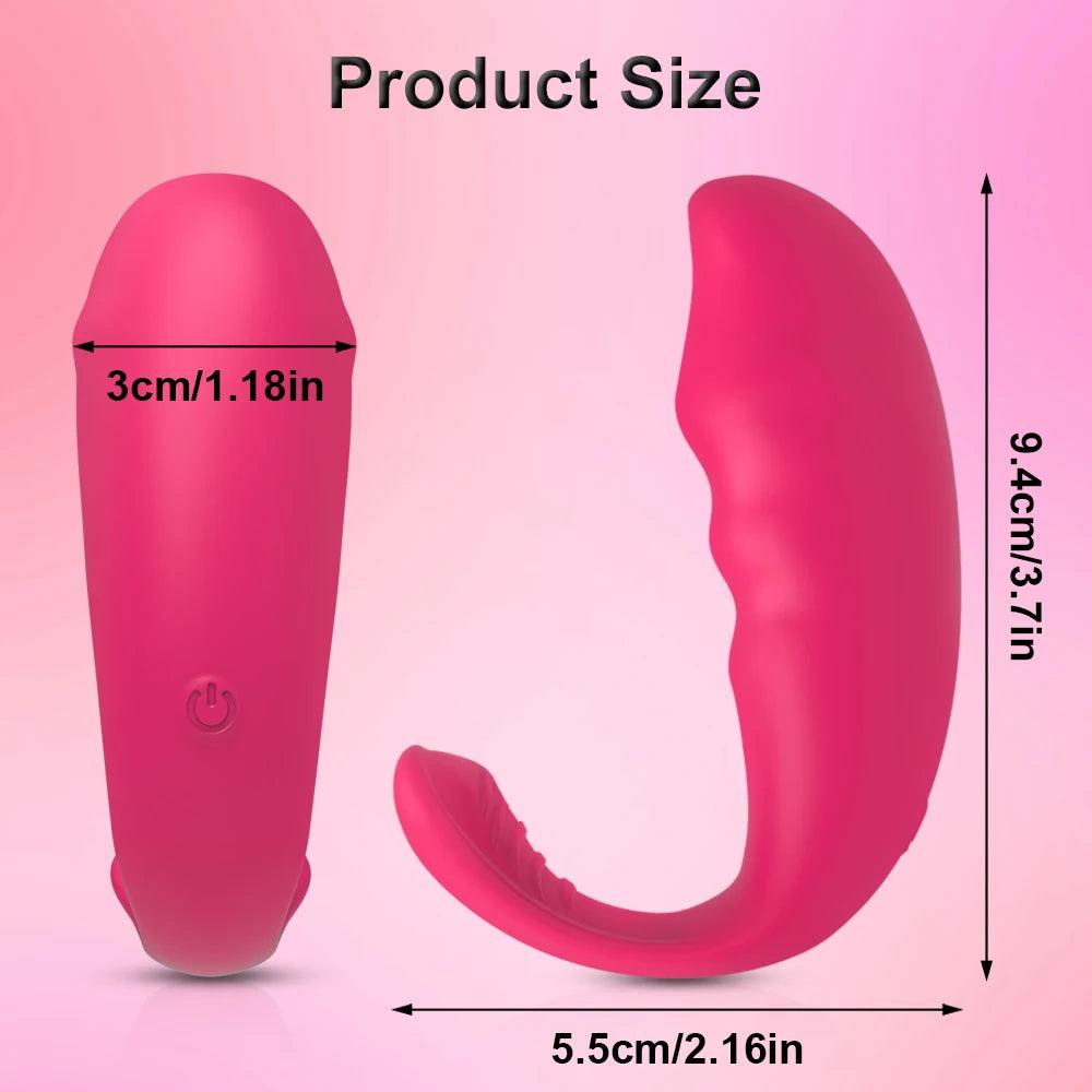 Trådlös G-punktsvibrator med Bluetooth-styrning - WIQ