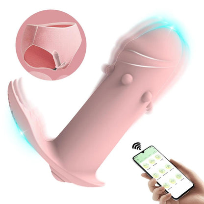 Trådlös Vibrator med App-kontroll och Handsfree Njutning - WIQ