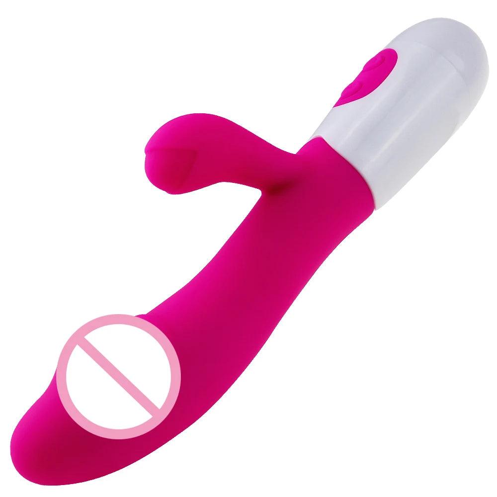 Tyst Kaninvibrator med Dubbel Vibration - WIQ