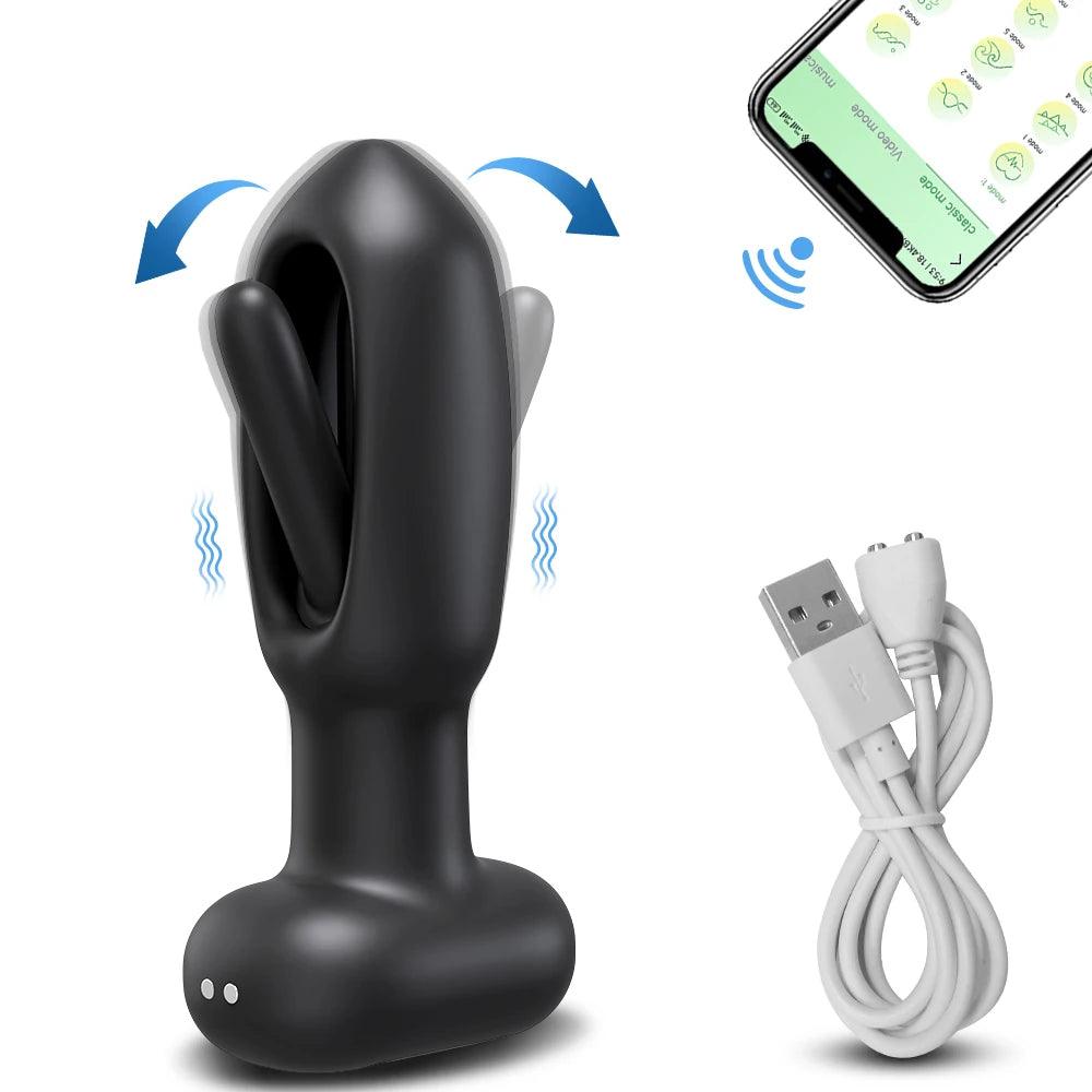 Ultimat Bluetooth Analpluggvibrator för Större Njutning - WIQ