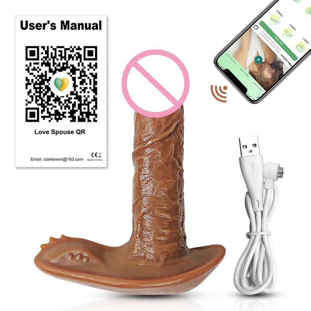 Ultimat Bluetooth Dildo Vibrator - Laddningsbar Sexleksak - WIQ